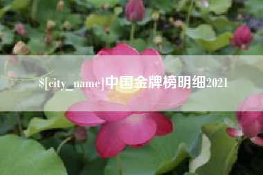 内蒙古中国金牌榜明细2021