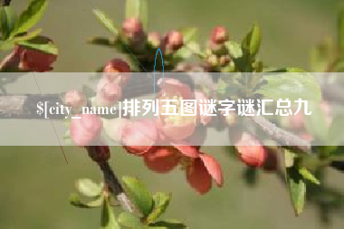 内蒙古排列五图谜字谜汇总九