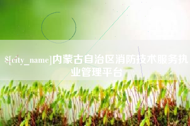 内蒙古内蒙古自治区消防技术服务执业管理平台