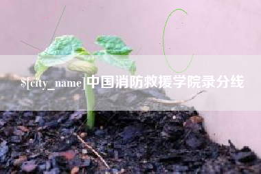 内蒙古中国消防救援学院录分线