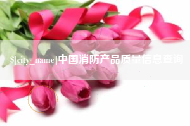 内蒙古中国消防产品质量信息查询