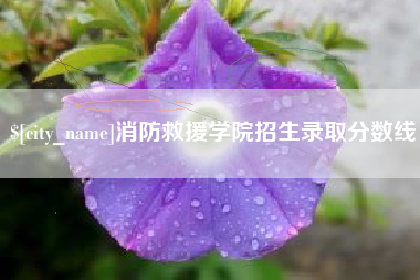 内蒙古消防救援学院招生录取分数线