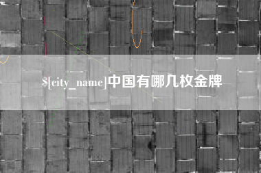 内蒙古中国有哪几枚金牌