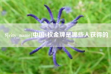 内蒙古中国6枚金牌是哪些人获得的