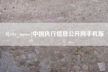 内蒙古中国执行信息公开网手机版