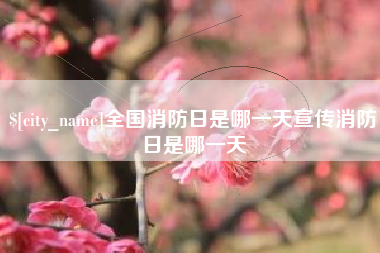 内蒙古全国消防日是哪一天宣传消防日是哪一天