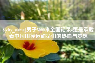 内蒙古男子5000米全国记录-更是承载着中国田径运动员们的热血与梦想