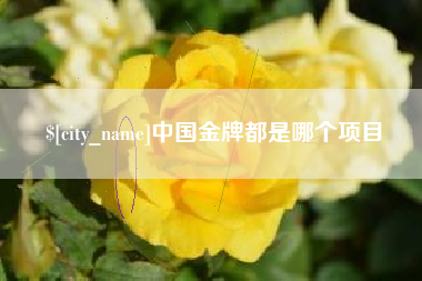 内蒙古中国金牌都是哪个项目