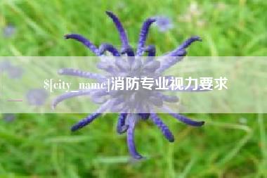 内蒙古消防专业视力要求