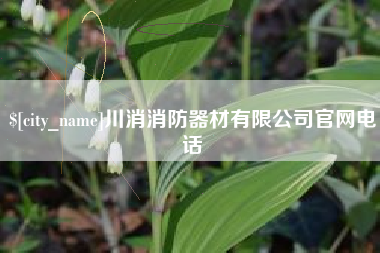内蒙古川消消防器材有限公司官网电话