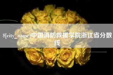 内蒙古中国消防救援学院浙江省分数线