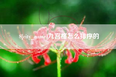 内蒙古九宫格怎么排序的