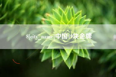 内蒙古中国19块金牌