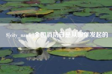 内蒙古全国消防日是从哪年发起的