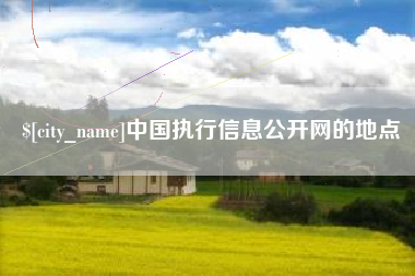 内蒙古中国执行信息公开网的地点