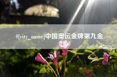 内蒙古中国奥运金牌第九金